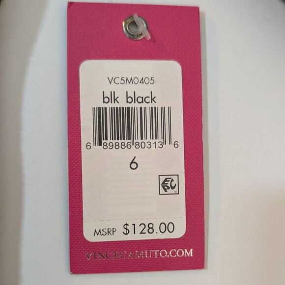 Vince Camuto Fit & Flare Dress Size 6 NWT Long-Sleeve LBD Little Black Dress - Picture 4 of 6